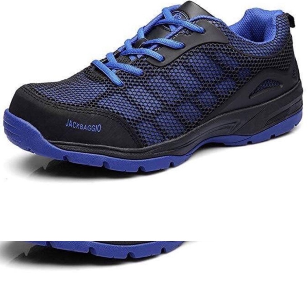 Men's Black and Blue Athletic Shoes